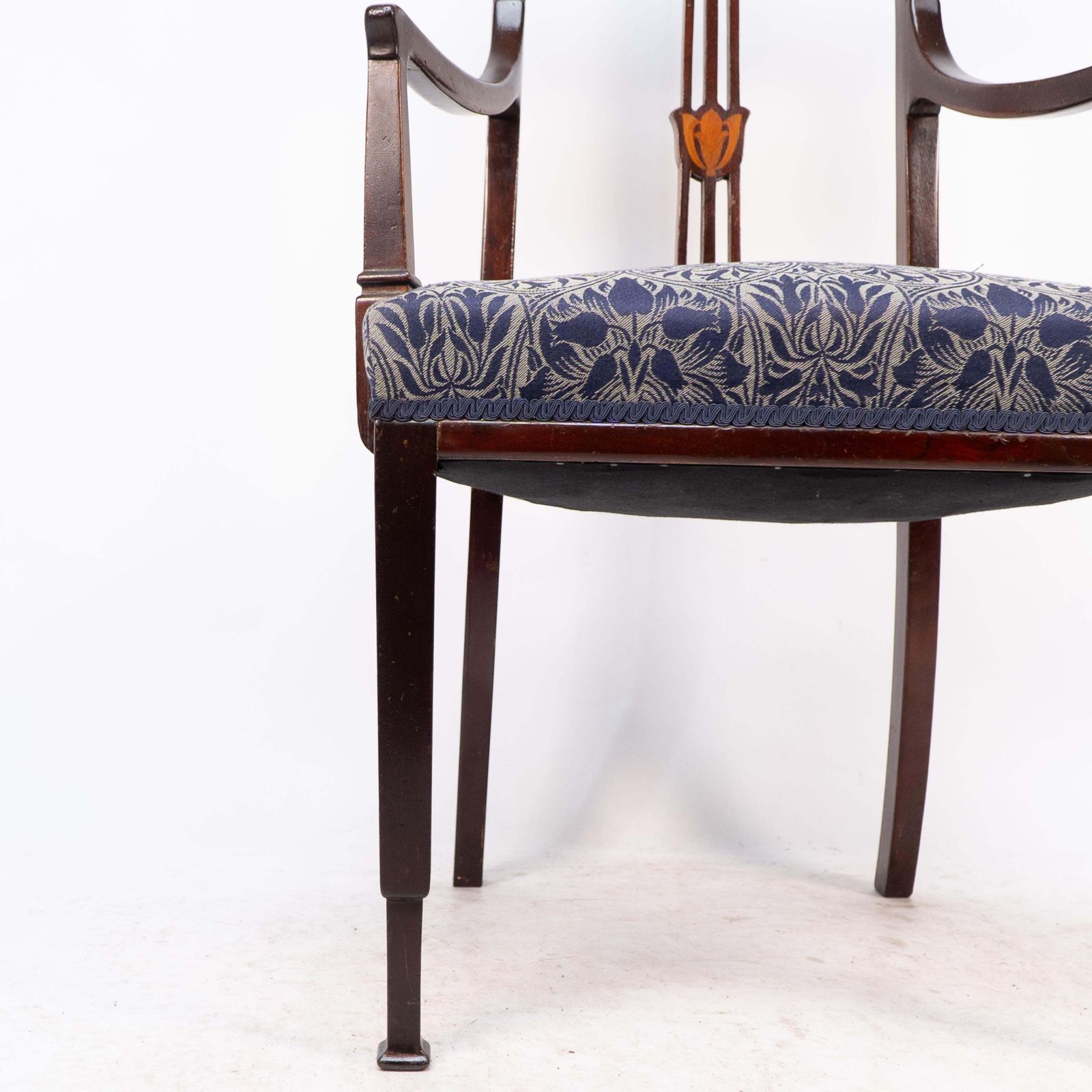 photo buy G M Ellwood For J S Henry Attri. An English Arts And Crafts Mahogany Armchair