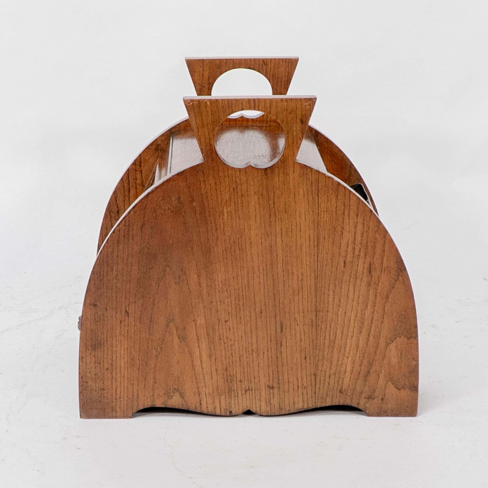W J Neatby Attri. An Arts & Crafts Oak Coal Box With Stylized Carrying Handles photo Home Fixtures