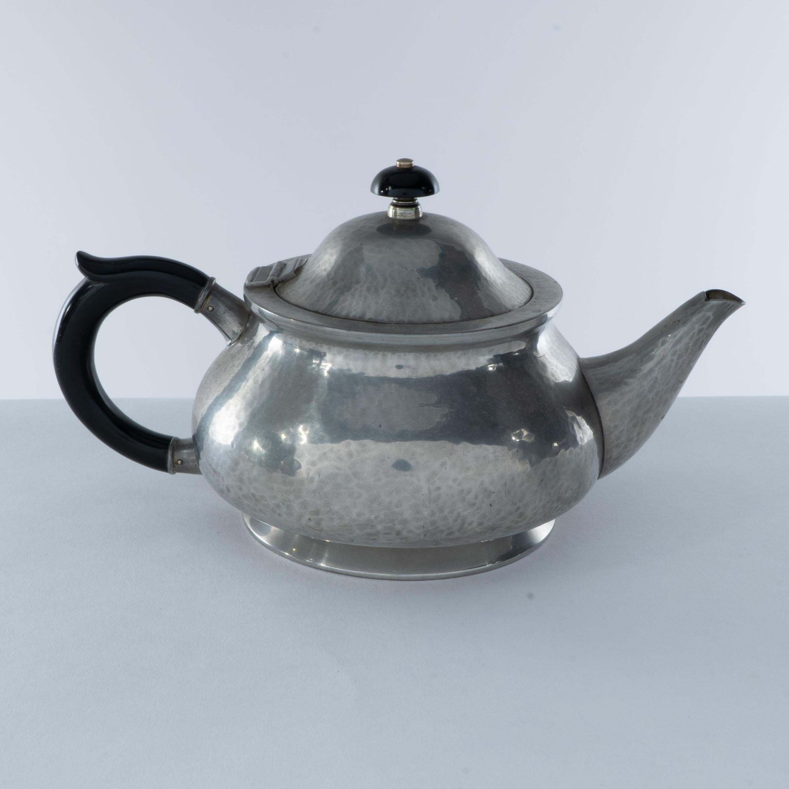 Liberty And Co. An Arts And Crafts Six Piece Pewter Tudric Tea Set photo 1836.0