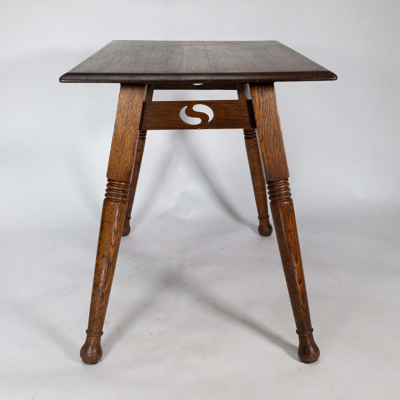 William Birch. A Large Arts And Crafts Oak Side Table photo buy