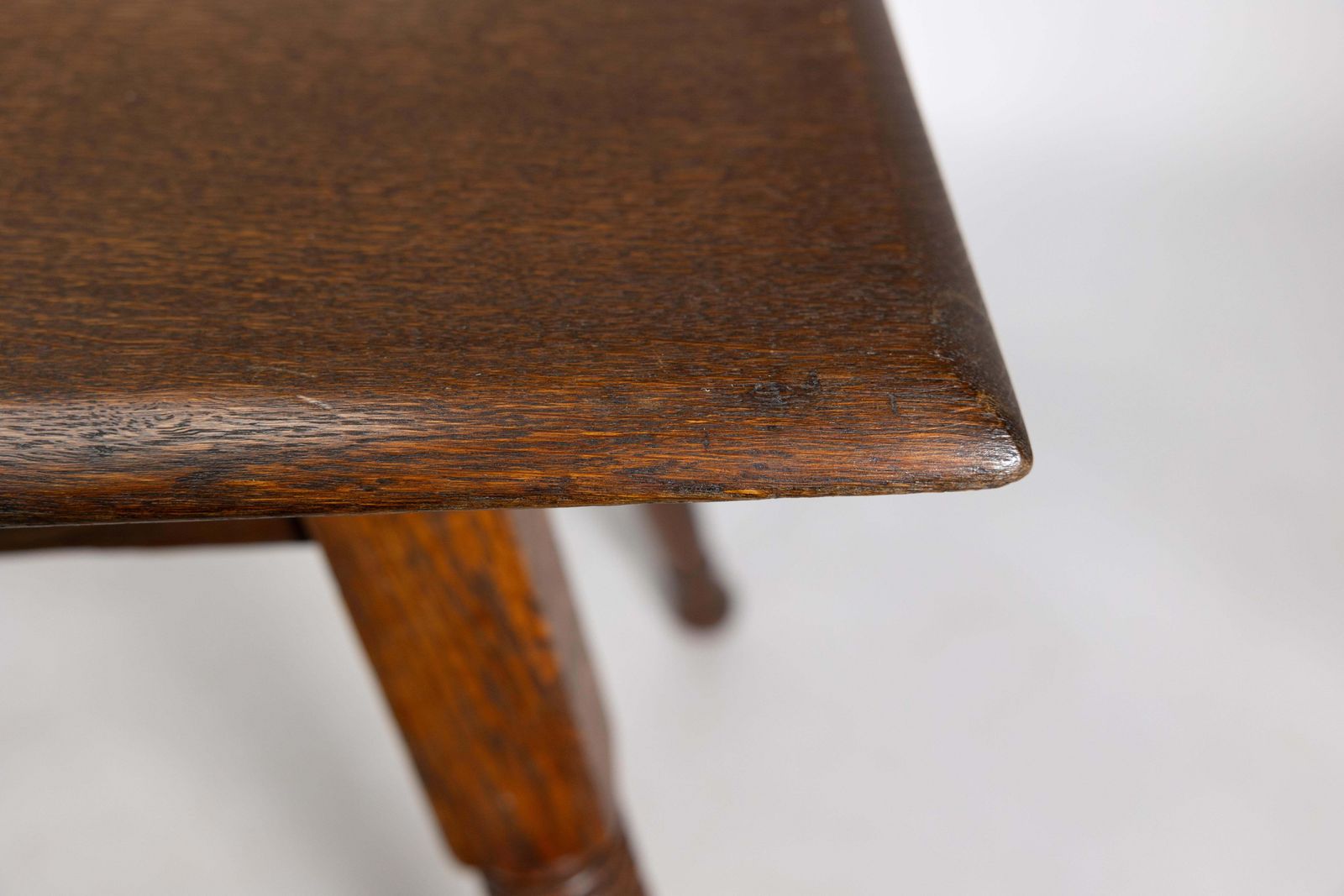 Furniture William Birch. A Large Arts And Crafts Oak Side Table photo