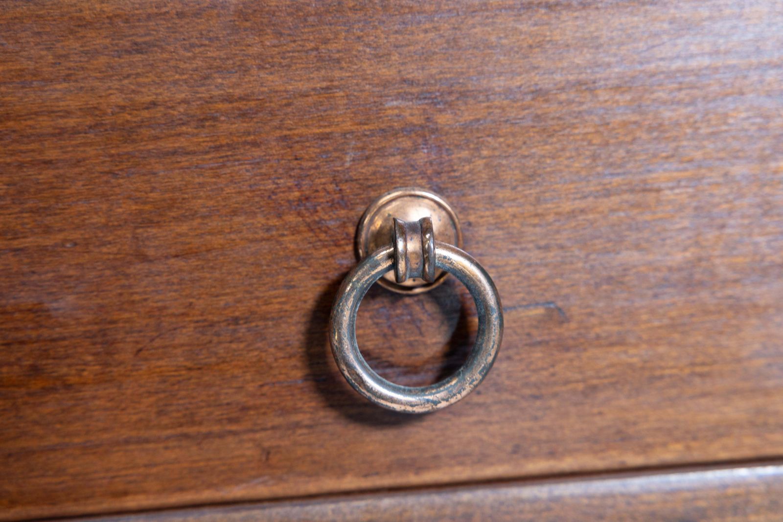 photo vintage Liberty & Co. An Arts & Crafts Walnut Side Cabinet In The Style Of Morris & Co.