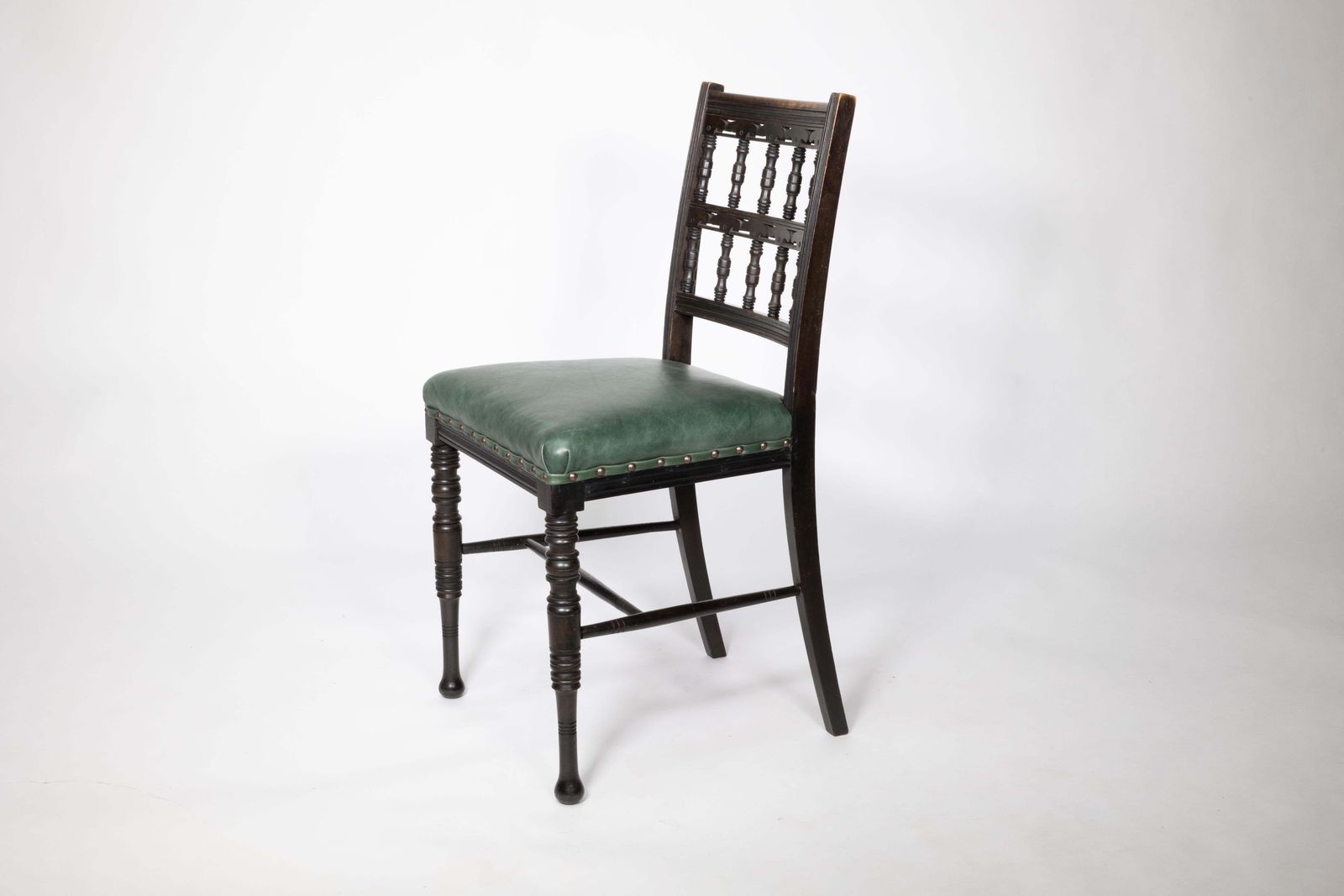 Bruce Talbert Probably For Gillows. An Aesthetic Movement Walnut Side Chair photo vintage