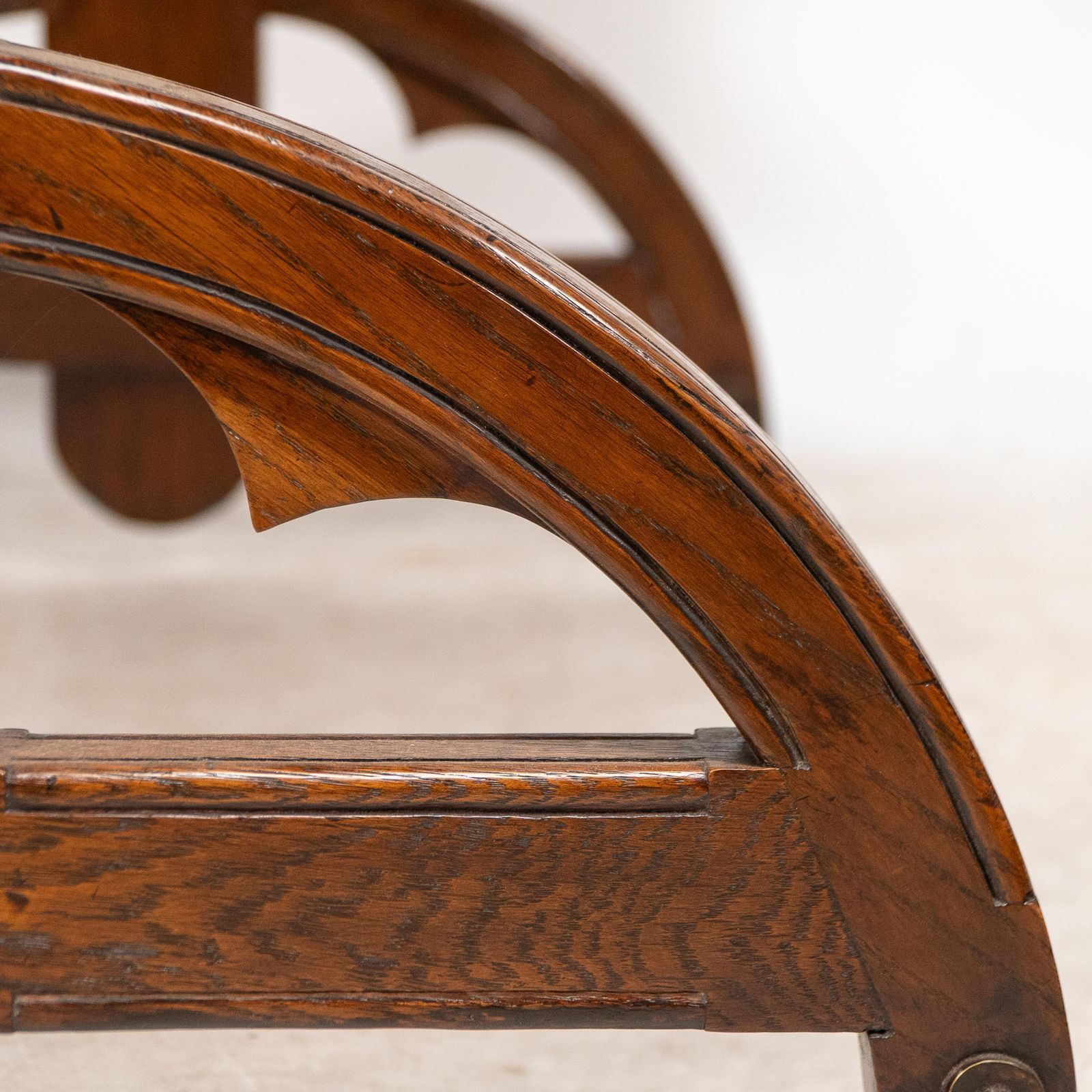 12237.0 Bruce Talbert Attributed For Cox & Sons. A Good Period Gothic Revival Oak Desk photo