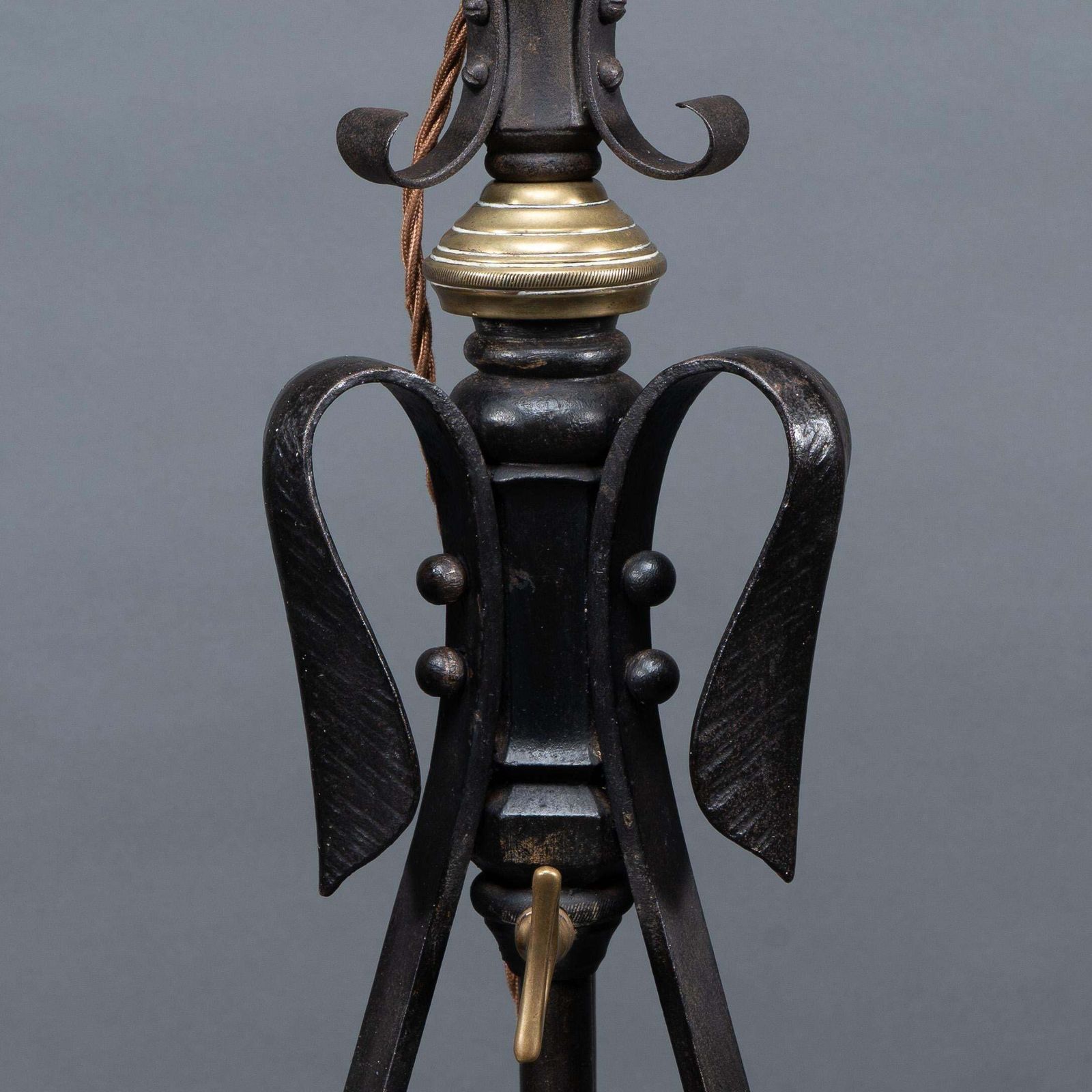 photo buy Was Benson. An Extremely Rare Arts & Crafts Iron Telescopic Standard Floor Lamp
