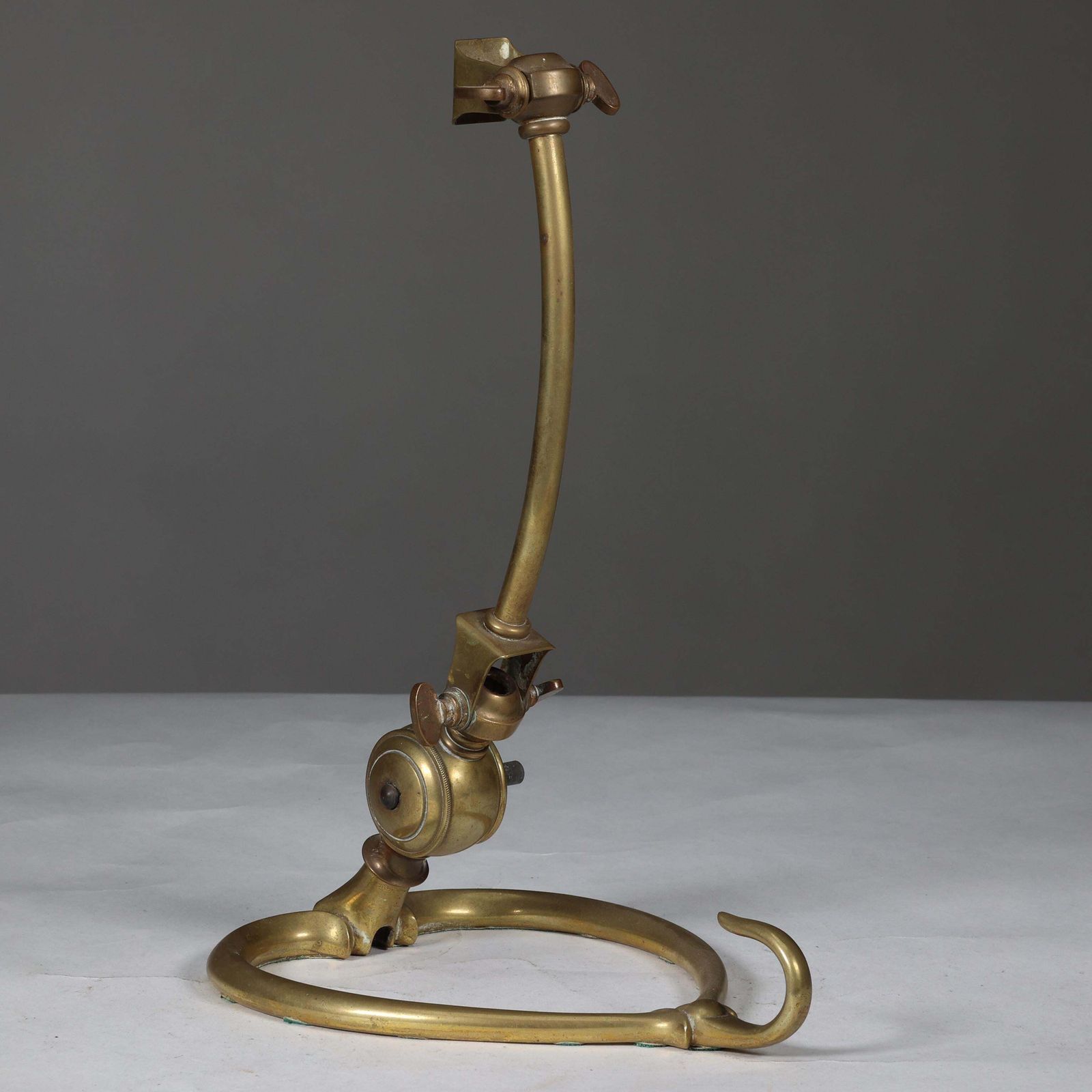 Was Benson. A Pair Of Arts & Crafts Brass Table Lamps With Heart Shaped Bases photo 3500.0