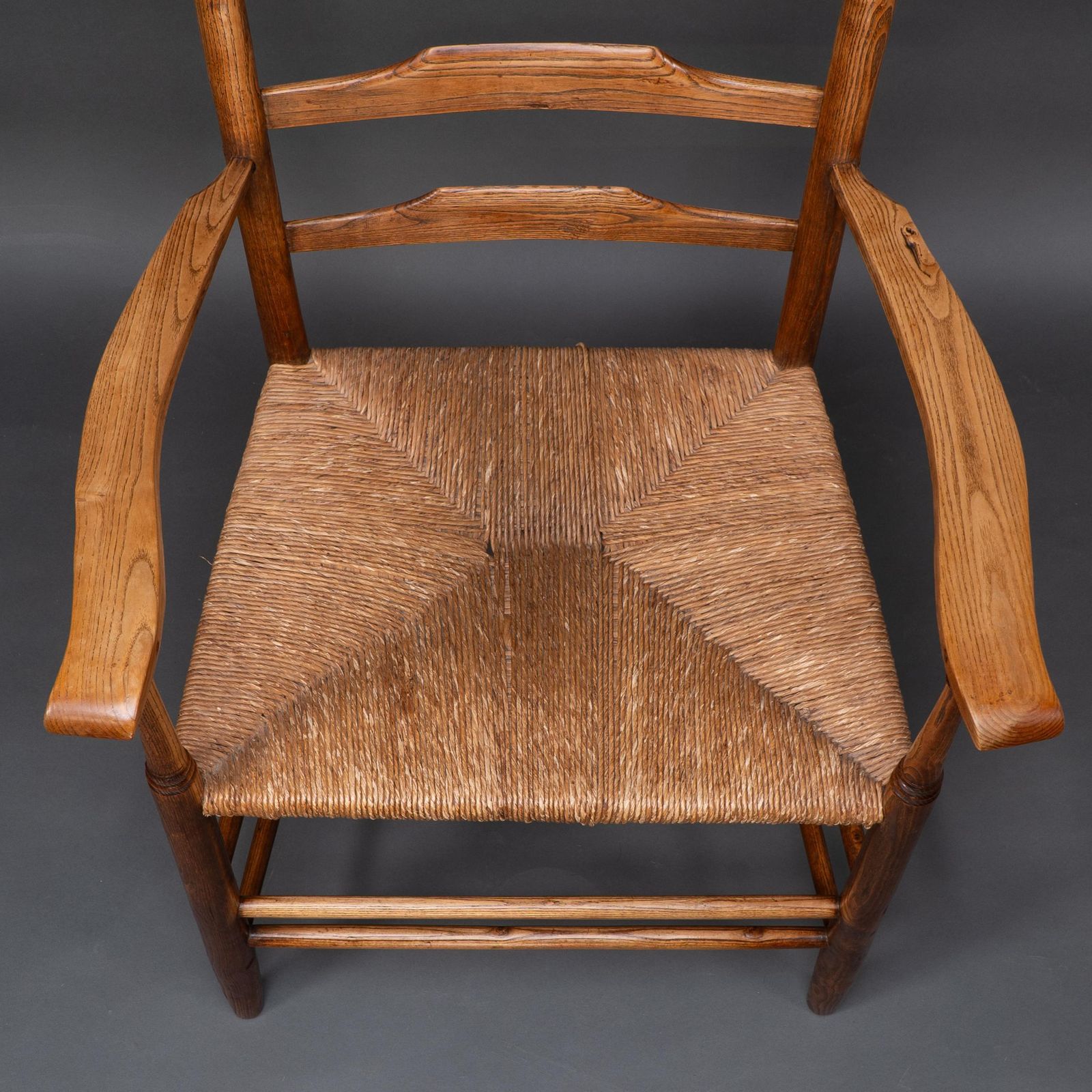 photo for sale Philip Clissett A Fine Set Of Four Early Arts & Crafts Ash Ladder Back Armchairs
