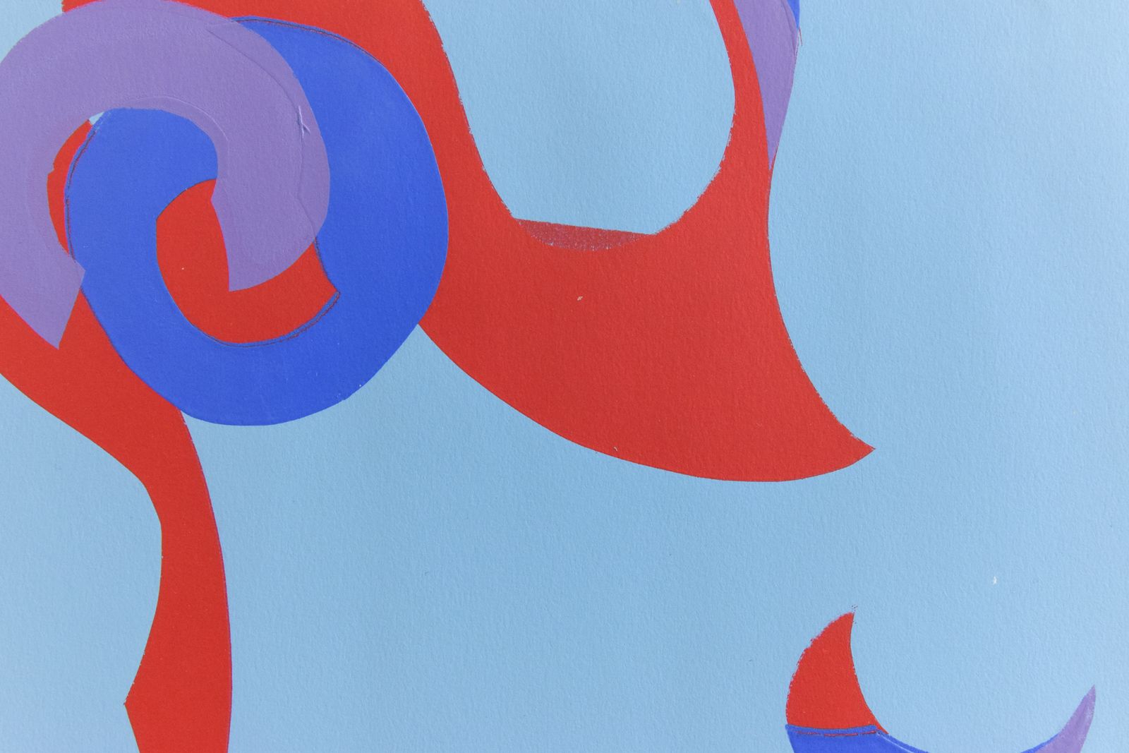 Vintage Original 1970s Screen Print Poster By Eleanor Hunt photo vinterior