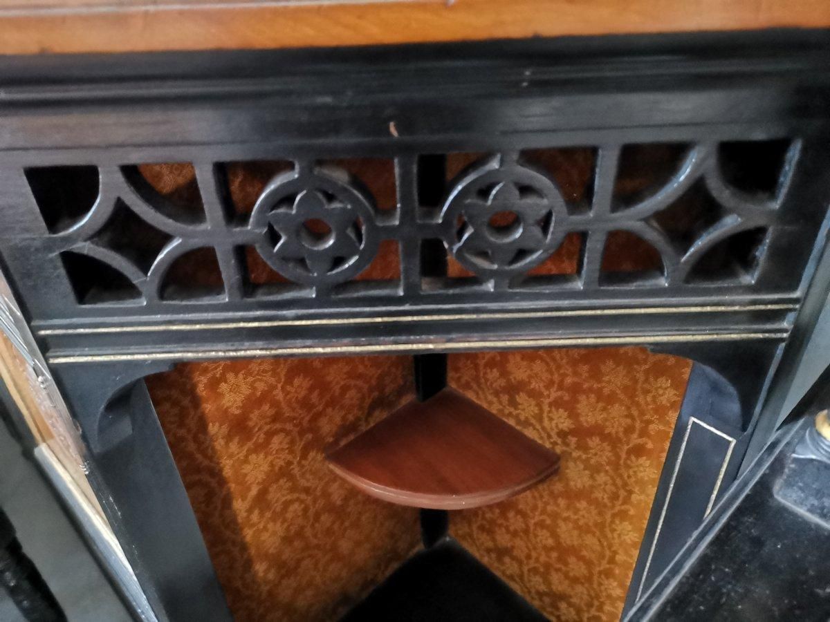 photo buy Aesthetic Movement Side Cabinet With Carved Panels Of Putti Putti Playing Music.