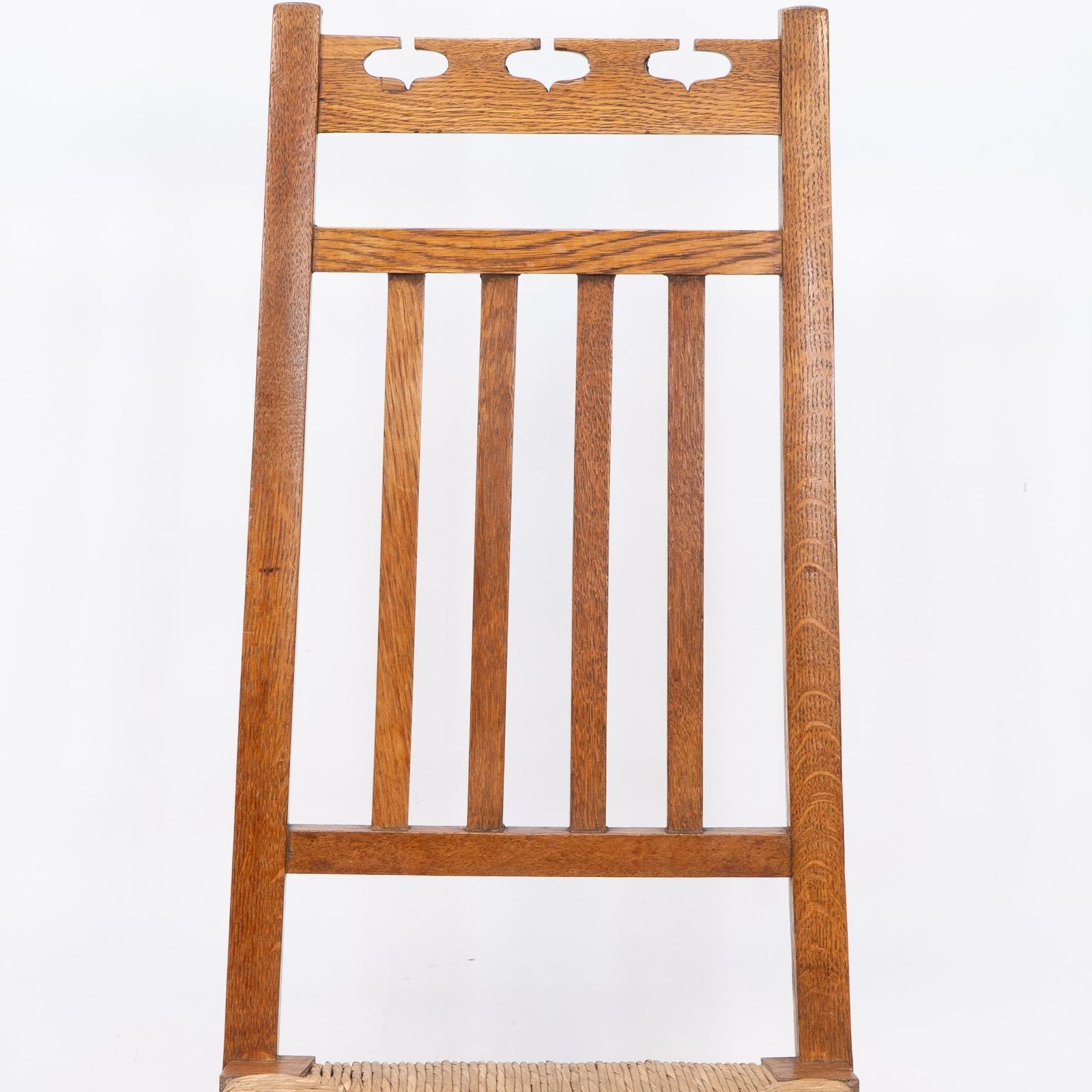 E A Taylor Attri For Wylie & Lochhead. A Pair Of Arts & Crafts Side Chairs photo vintage