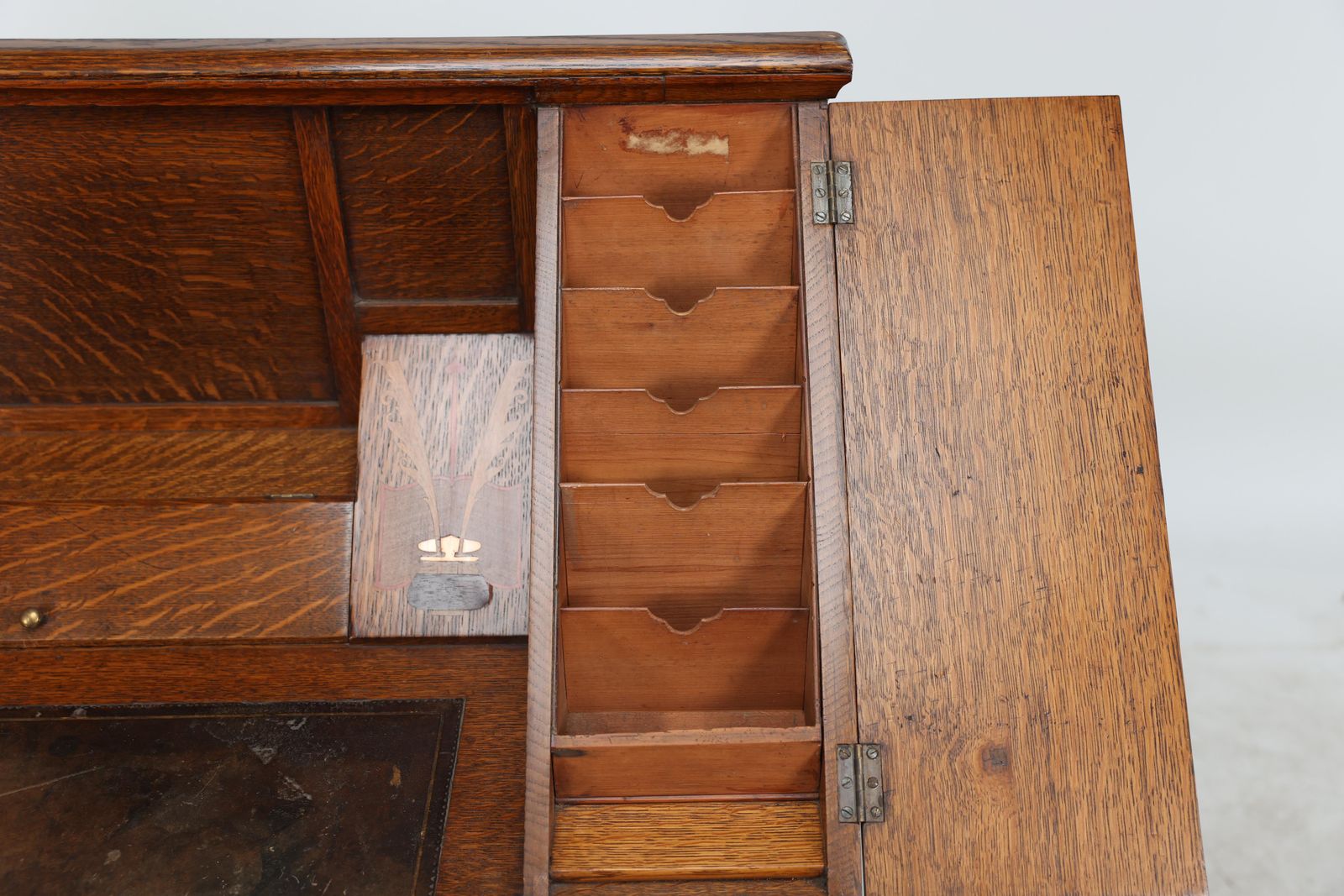 photo vinterior G M Ellwood For J S Henry. An Arts & Crafts Oak Writing Desk