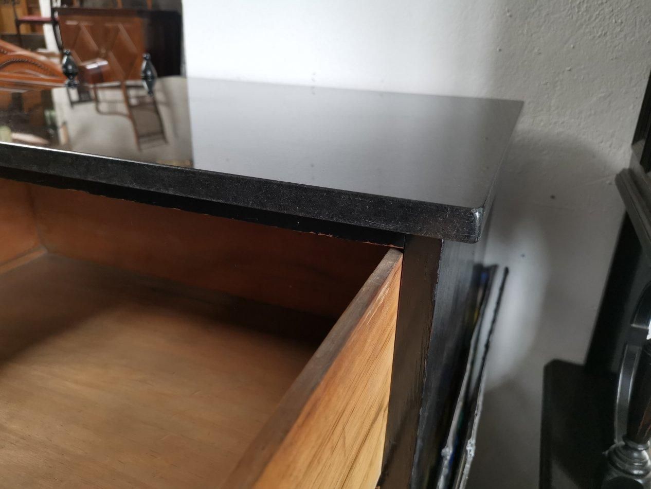 Furniture Daniel Cottier A Rare And Early Anglo Japanese Ebonized Tall Chest Of Drawers photo