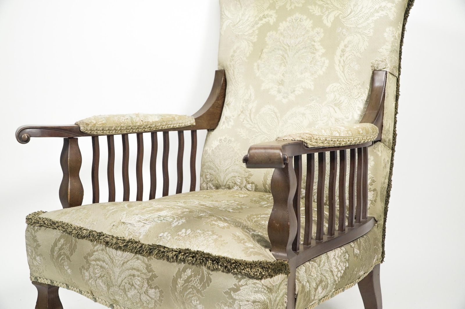 photo furniture George Jack For Morris And Co. A Pair Of Mahogany Saville Armchairs