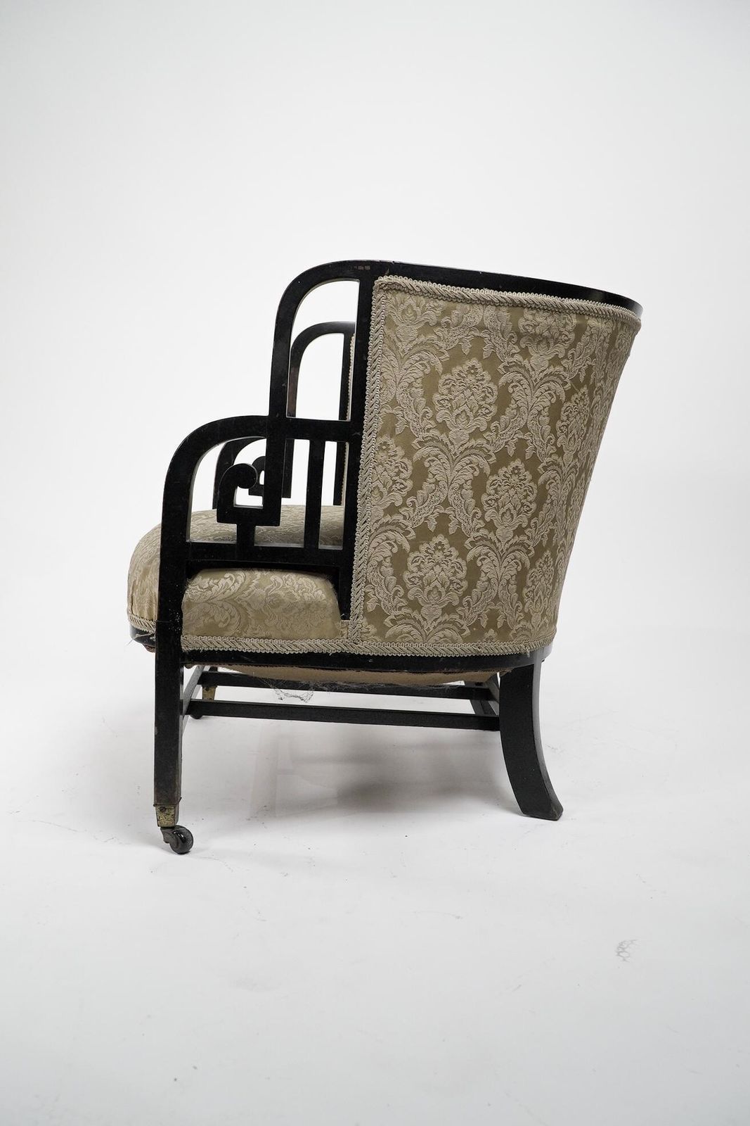 E W Godwin (Attributed). An Anglo Japanese Ebonized Walnut Lounge Chair photo Furniture