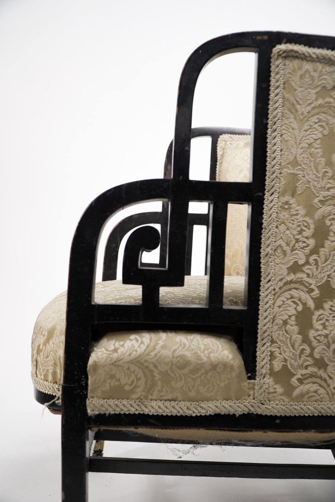 E W Godwin (Attributed). An Anglo Japanese Ebonized Walnut Lounge Chair photo 2244.0