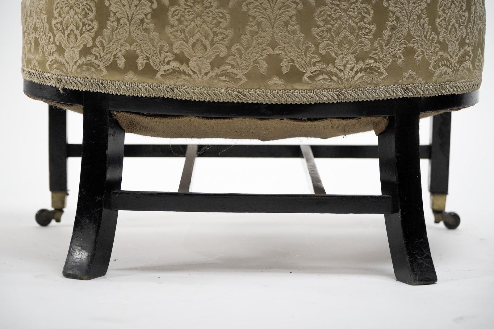 E W Godwin (Attributed). An Anglo Japanese Ebonized Walnut Lounge Chair photo vintage
