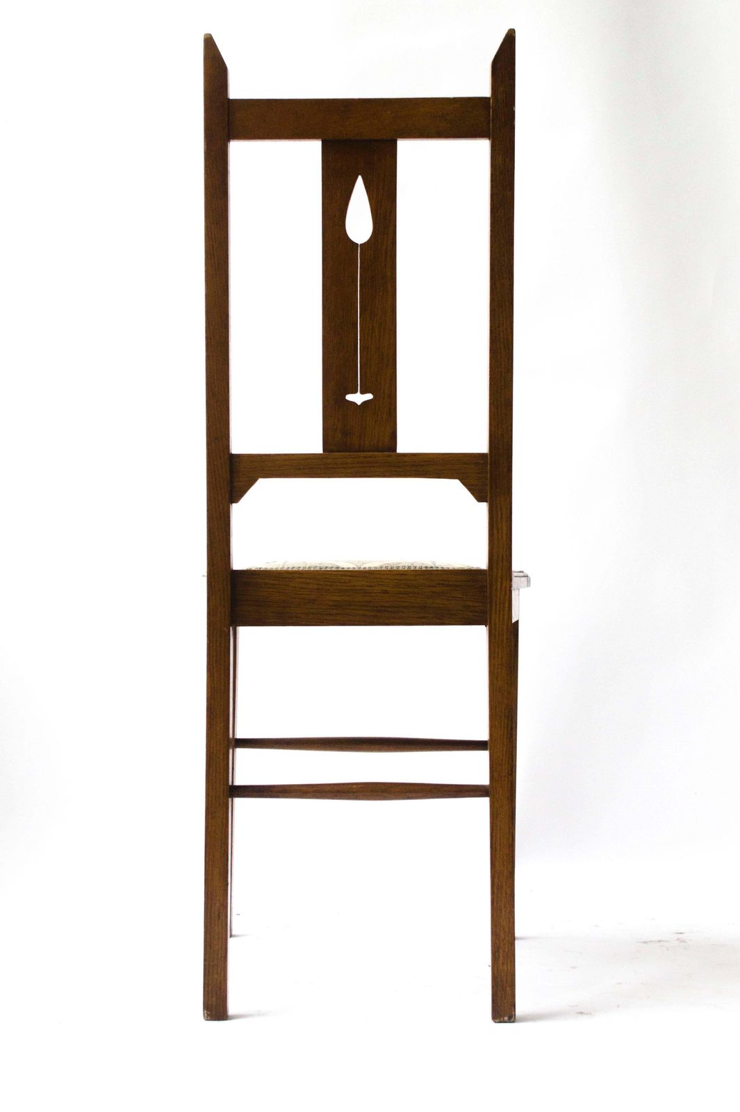 Liberty And Co Attributed. An Arts & Crafts Scottish School Oak Side Chair photo for sale