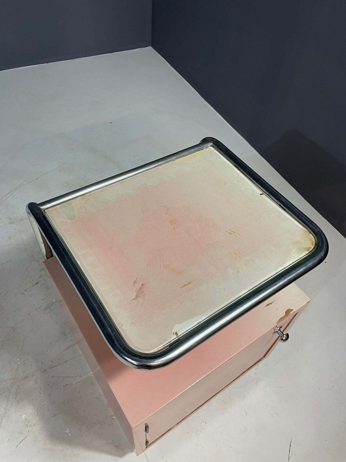 photo for sale Kovona Bauhaus Style Bedside Table, 1950s, Czechoslovakia