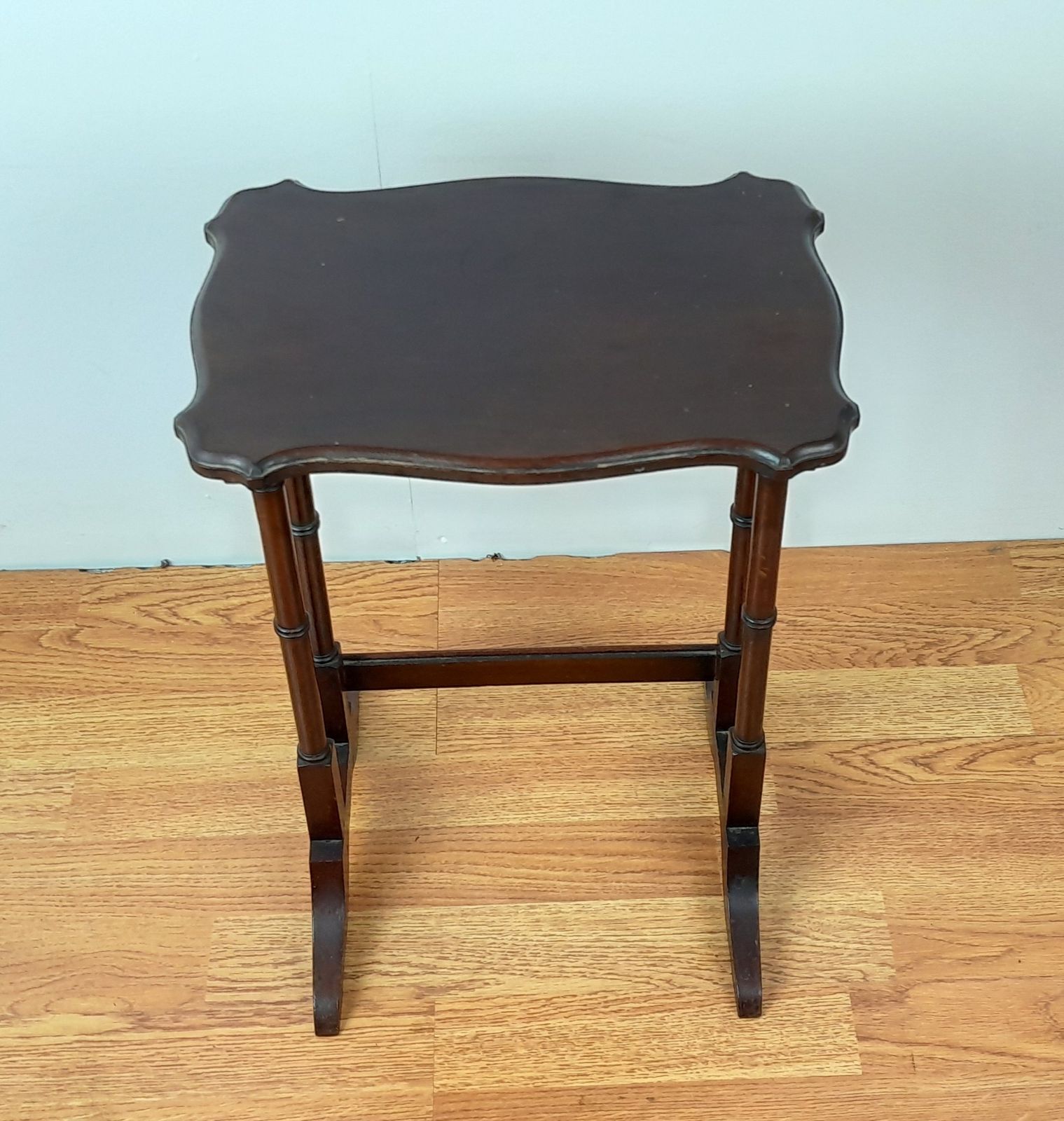Mahogany Vintage Williams & Cox Nest Of 3 Side Tables photo vintage