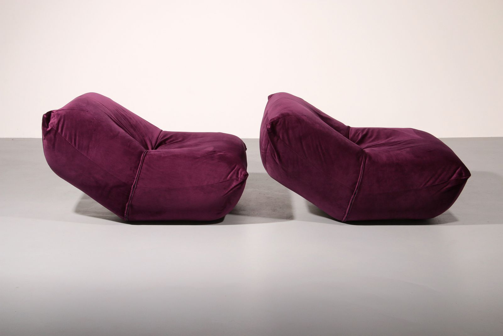 Purple Papillon Lounge Chairs By Guido Maria Rosati For Giovannetti photo 7000.0