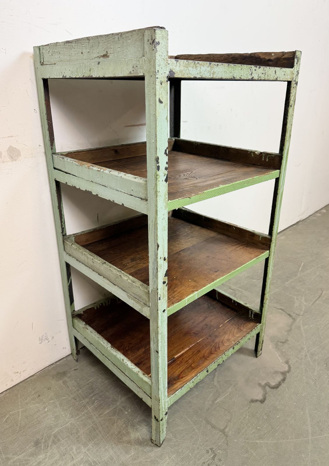 Green Industrial Shelf, 1960s, Iron photo for sale