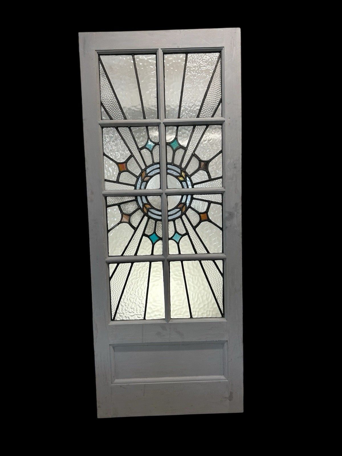 Art Deco Stained Glass Vestibule Internal Door Period Reclaimed Antique 20s 30s