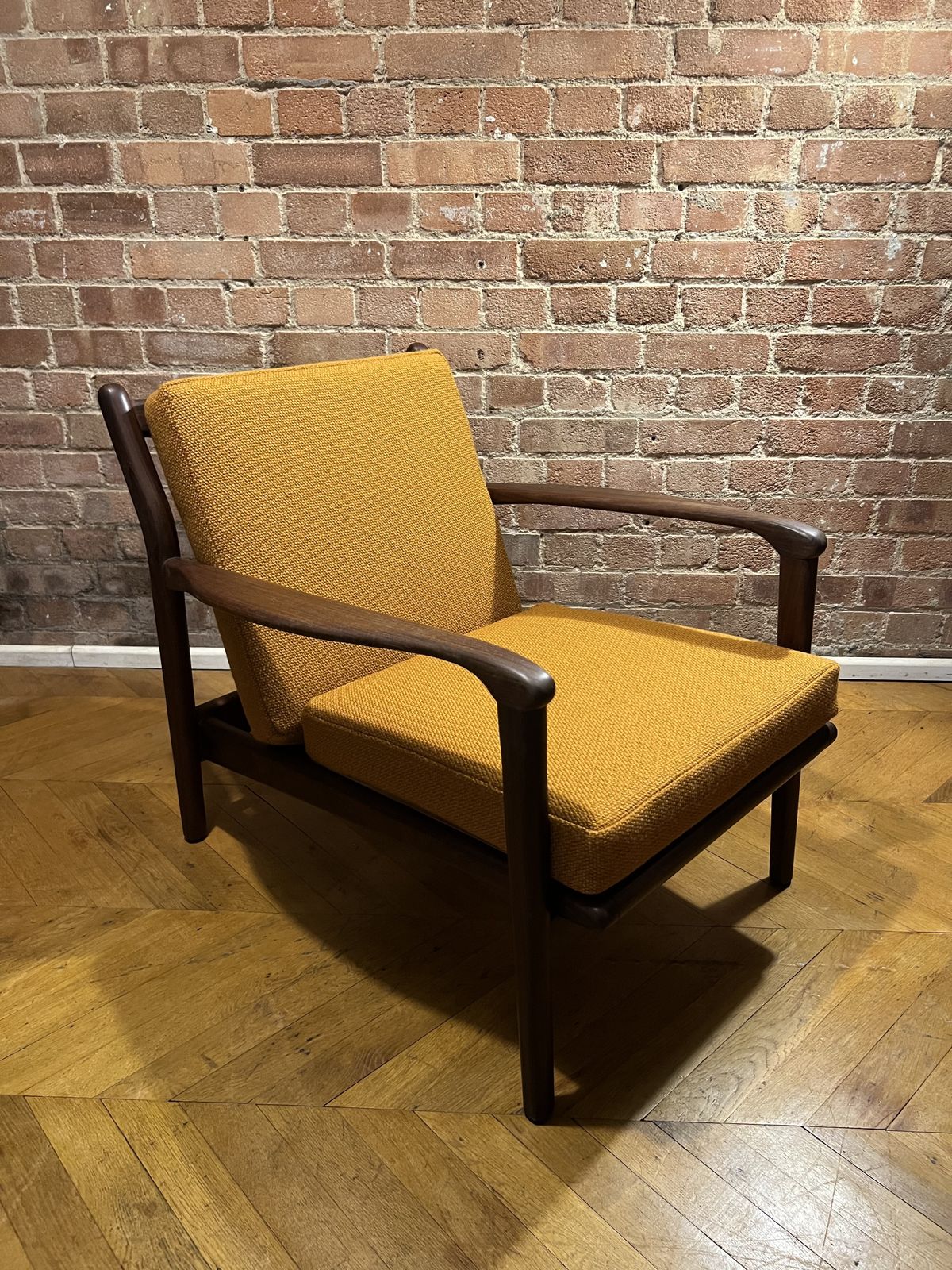 photo furniture R W Toothill Afromosia Lounge Chair