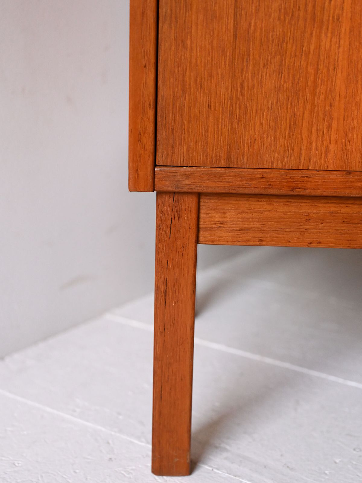Vintage Scandinavian Bookcase With Hinged Doors And Open Shelves photo buy