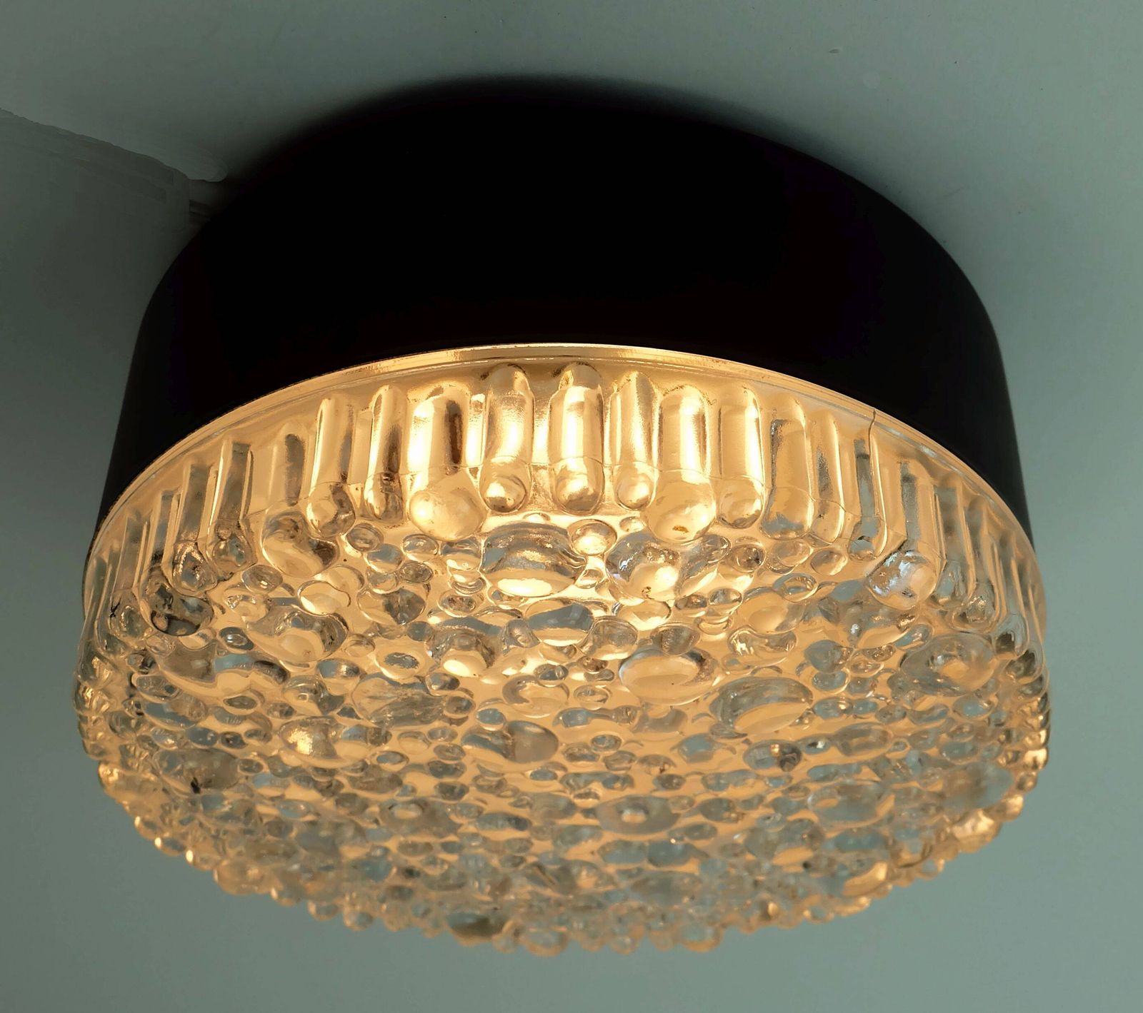 No. 1 Of 2   Staff Ceiling Or Wall Light Model A 226 Bubble Glass From The 60s 70s photo vintage
