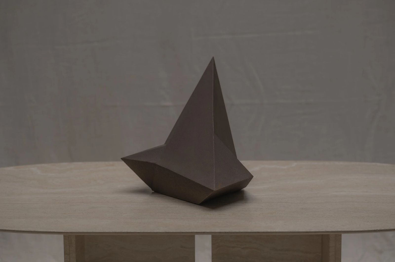 photo furniture Vintage Steel Sculpture By Alain Dens