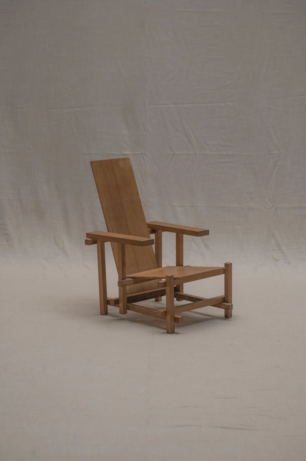 Modernist Armchair In The Manner Of Gerrit Rietveld   C.1960s photo for sale