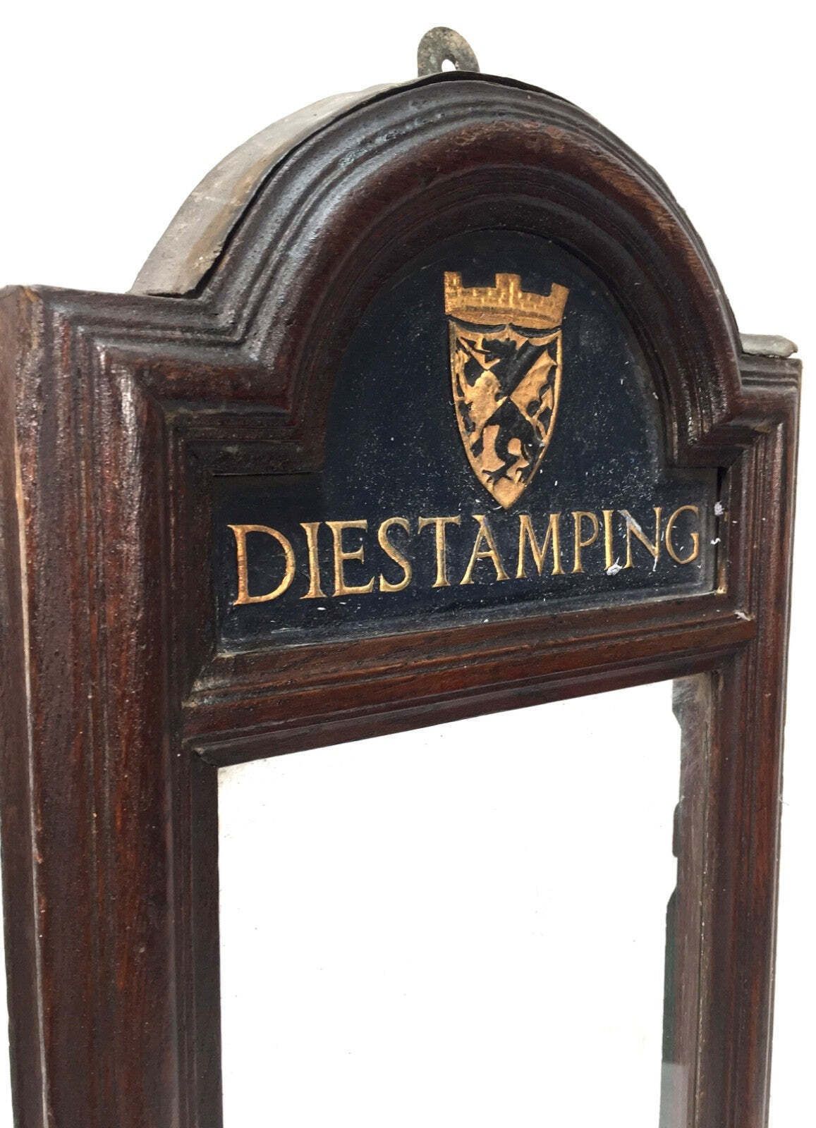 Antique Advertising Pair Of Oak Framed W H Smiths Wallhanging Frames Signs C1930 photo buy