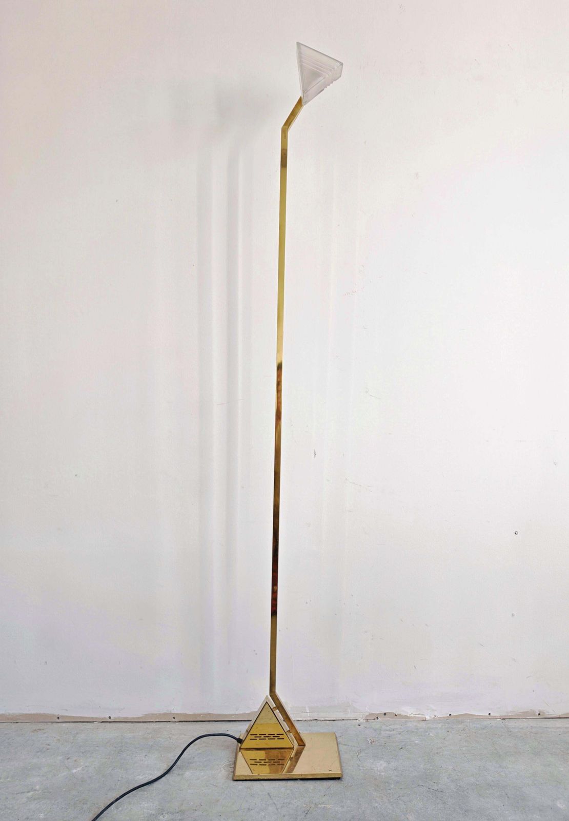 Mid Century Brass Floor Lamp By Peill & Putzler, West Germany 1970s photo furniture