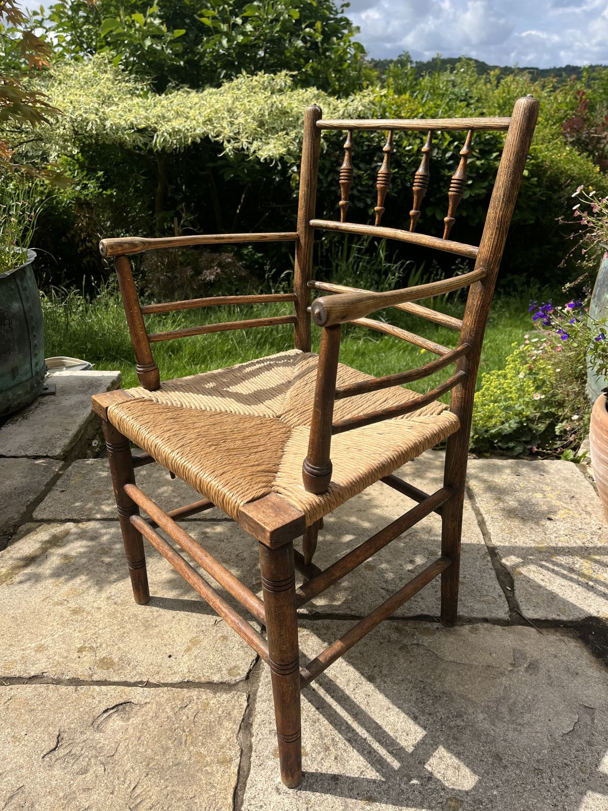 Gorgeous William Morris Sussex Chair