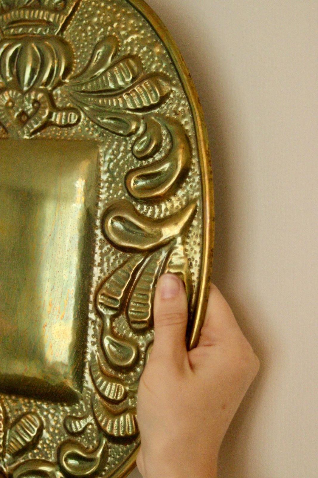 Pair Of Large Mid Century Swedish Brass Sconces photo vinterior