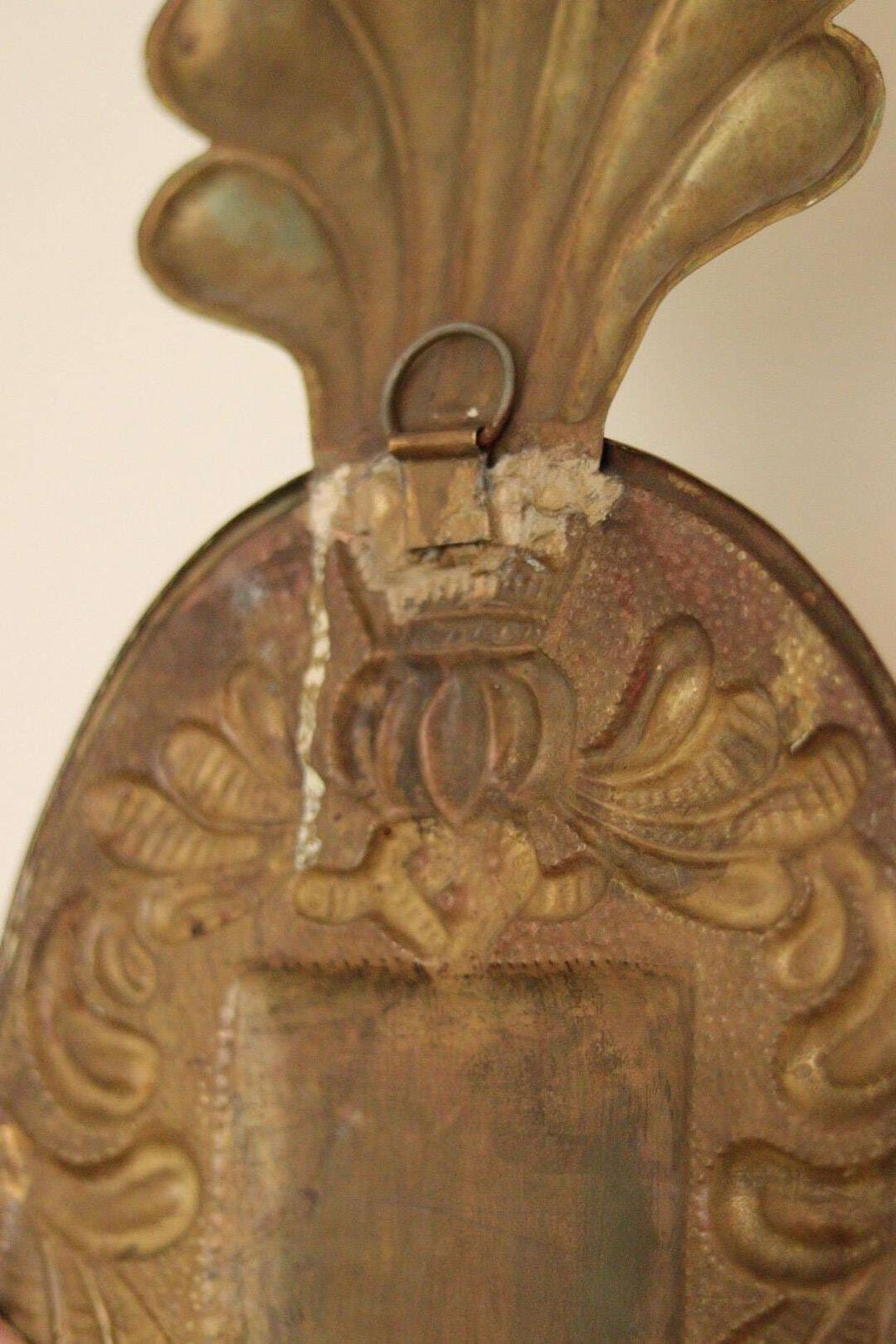 photo furniture Pair Of Large Mid Century Swedish Brass Sconces