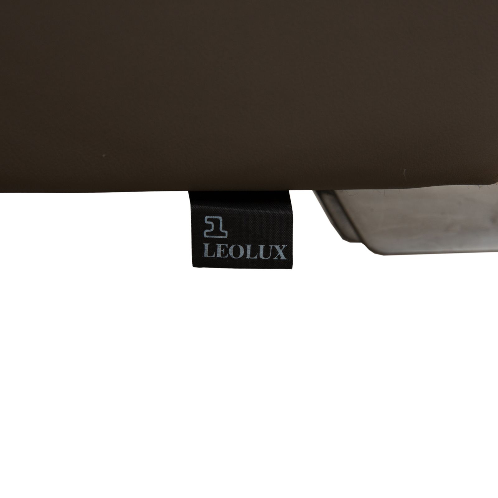 photo furniture Canapé Leolux Daja 3 places en tissu, gris et cuir