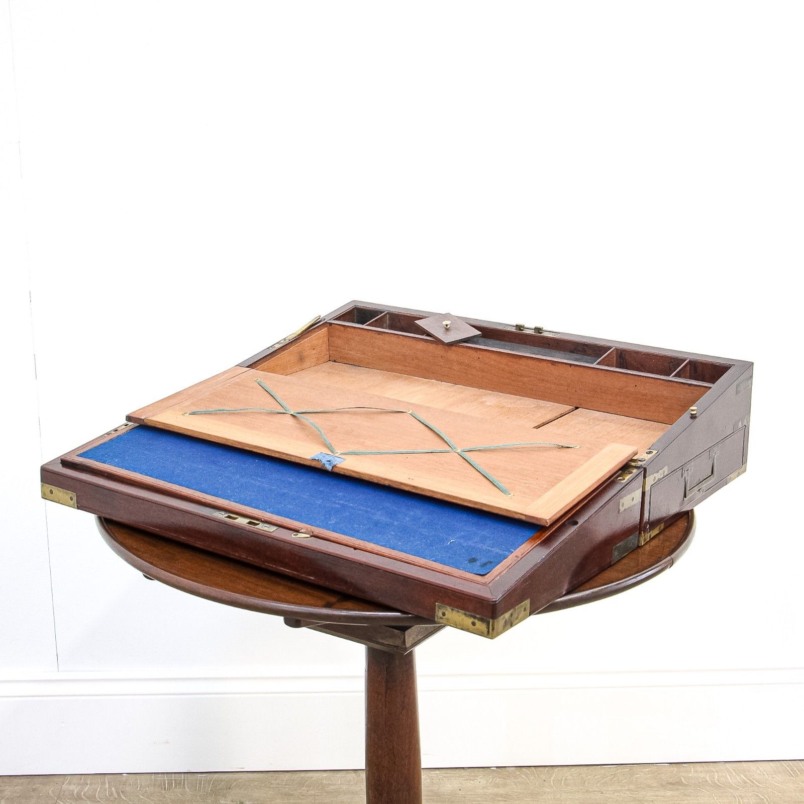 photo furniture Victorian Mahogany Campaign Writing Slope