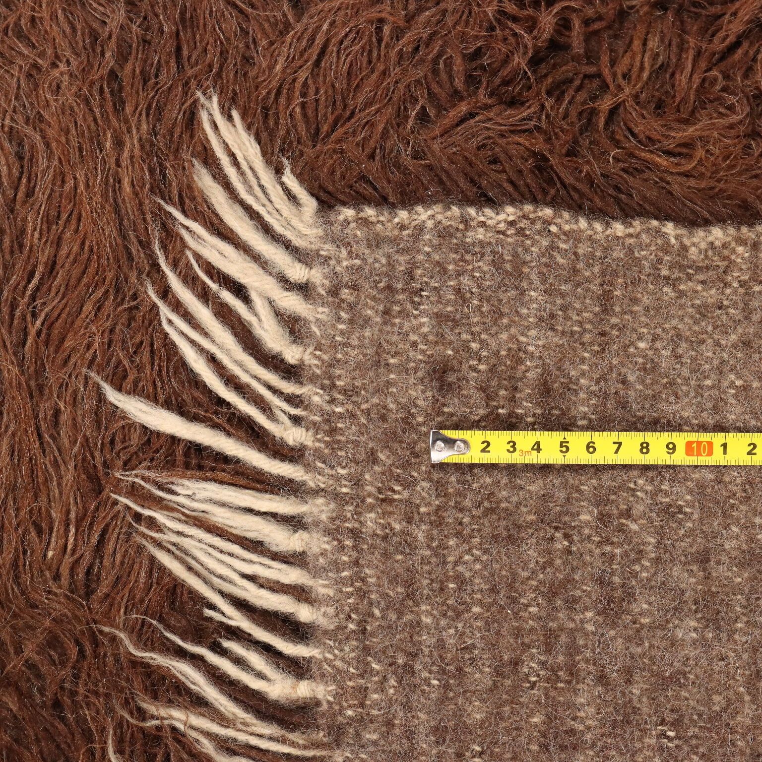 Vintage Carpet Cotton Wool Heavy Knot Italy 116 X 79 In photo vintage