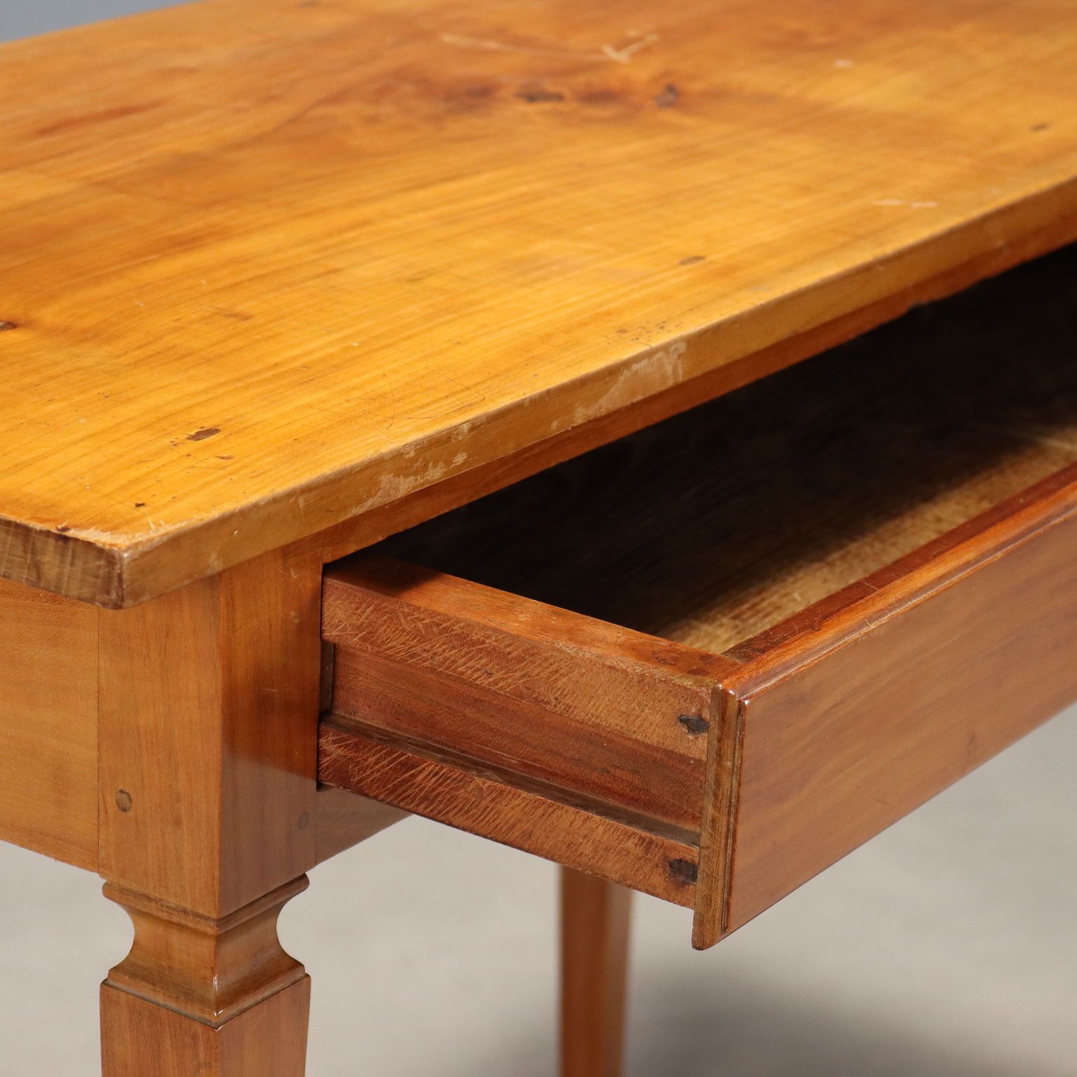 Antique Writing Desk Cherrywood With Drawer Italy XVIII Century photo Furniture