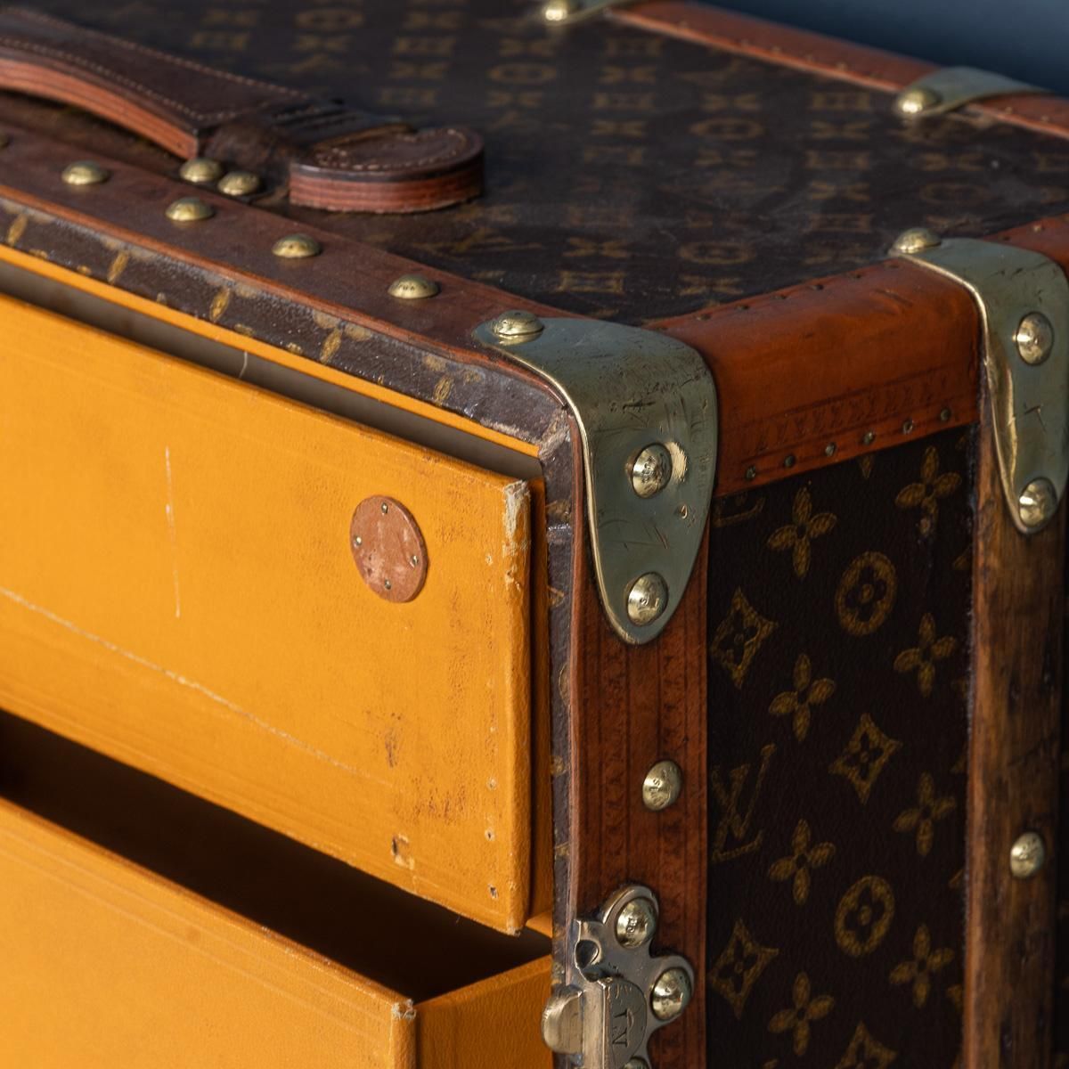 photo buy 20th Century Louis Vuitton Wardrobe Trunk In Monogram Canvas, France C.1930