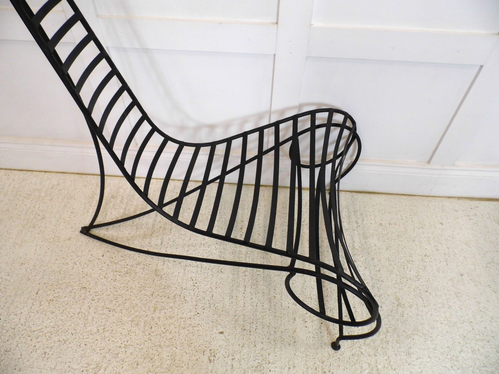 Designer Andre Dubreuil Steel Spine Chair 1990s Decorative Arts photo Furniture