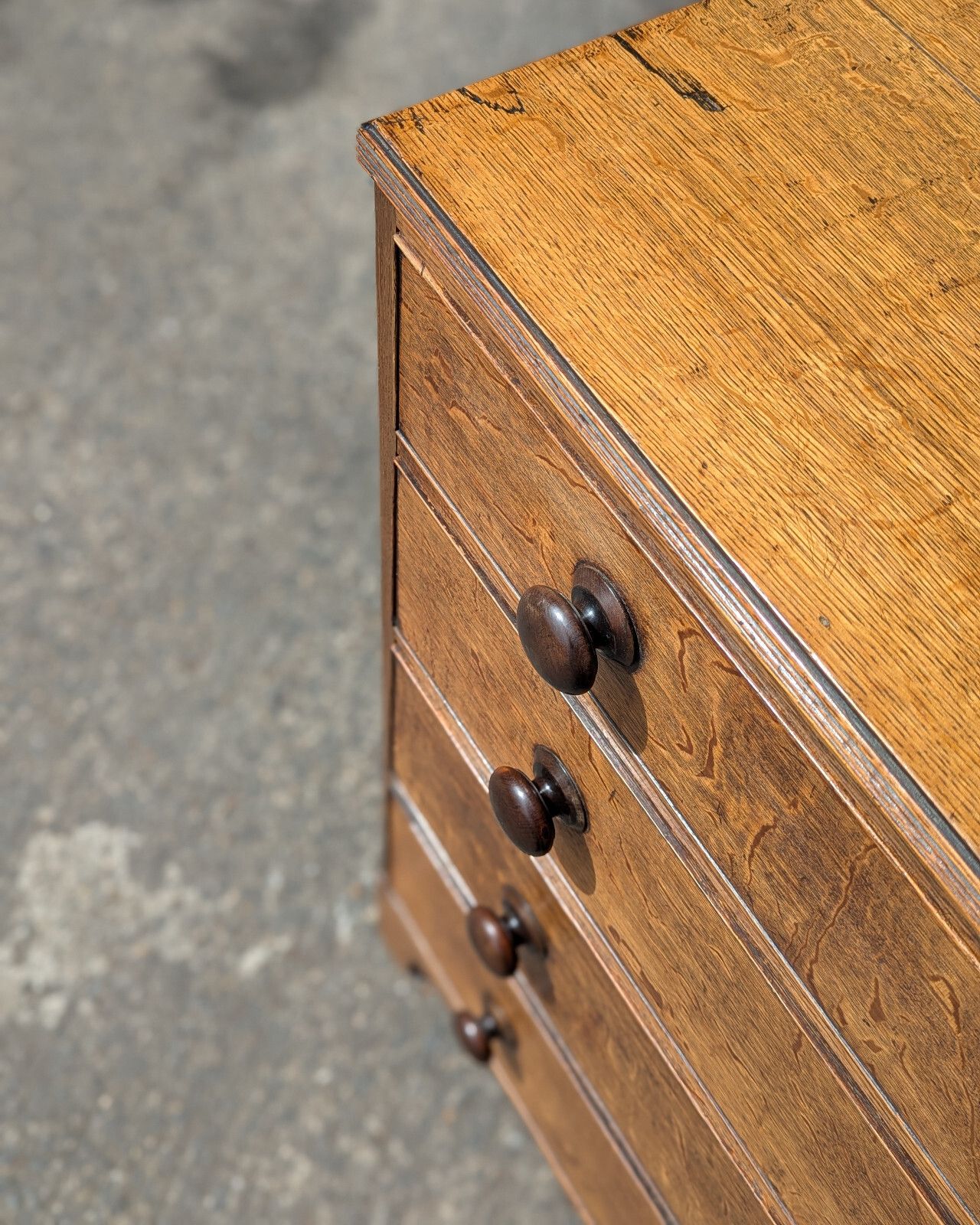 Furniture Antique Chest Of Drawers (Delivery Available) Country Oak photo