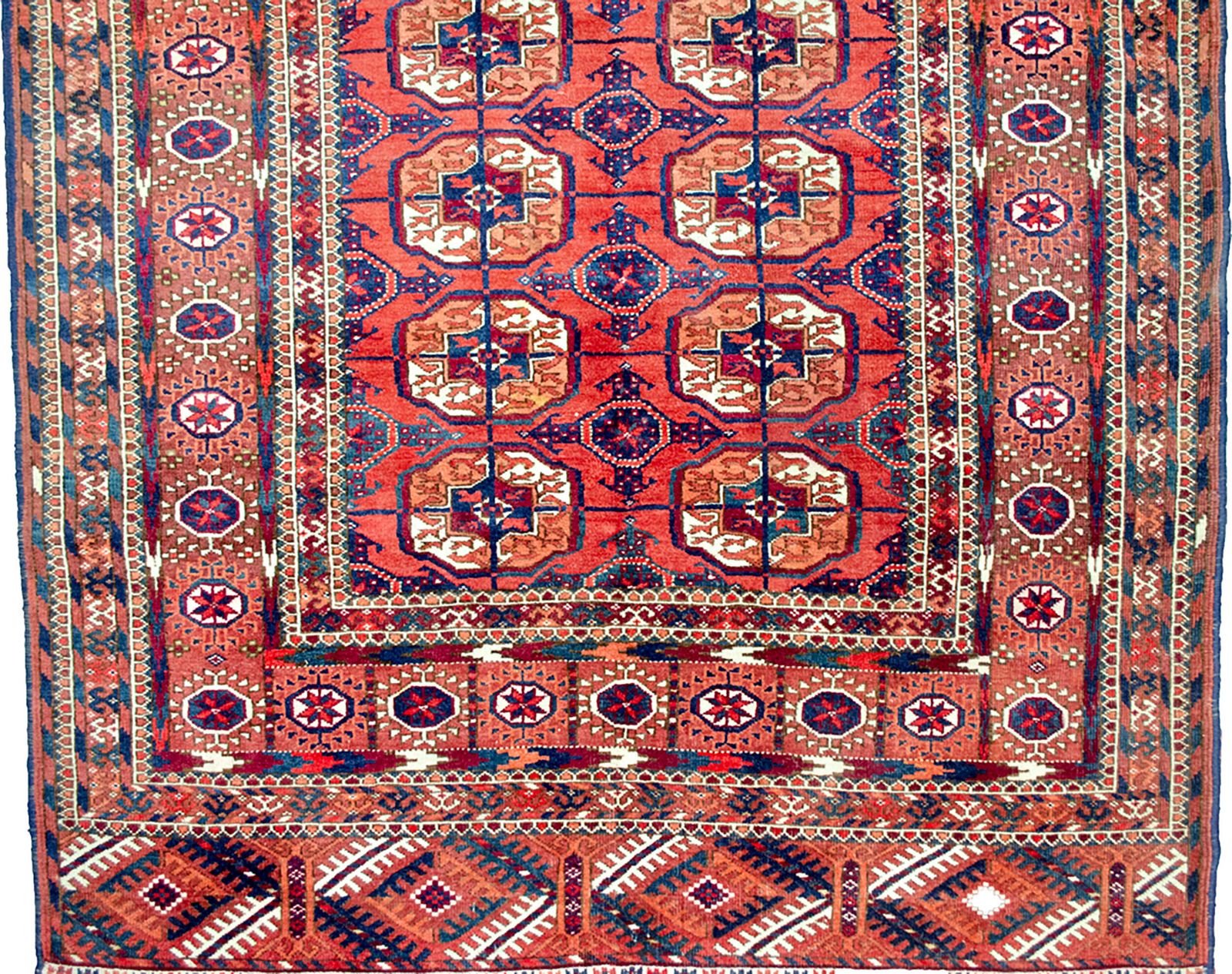 Antique Tekke Rug 210x113cm photo vinterior