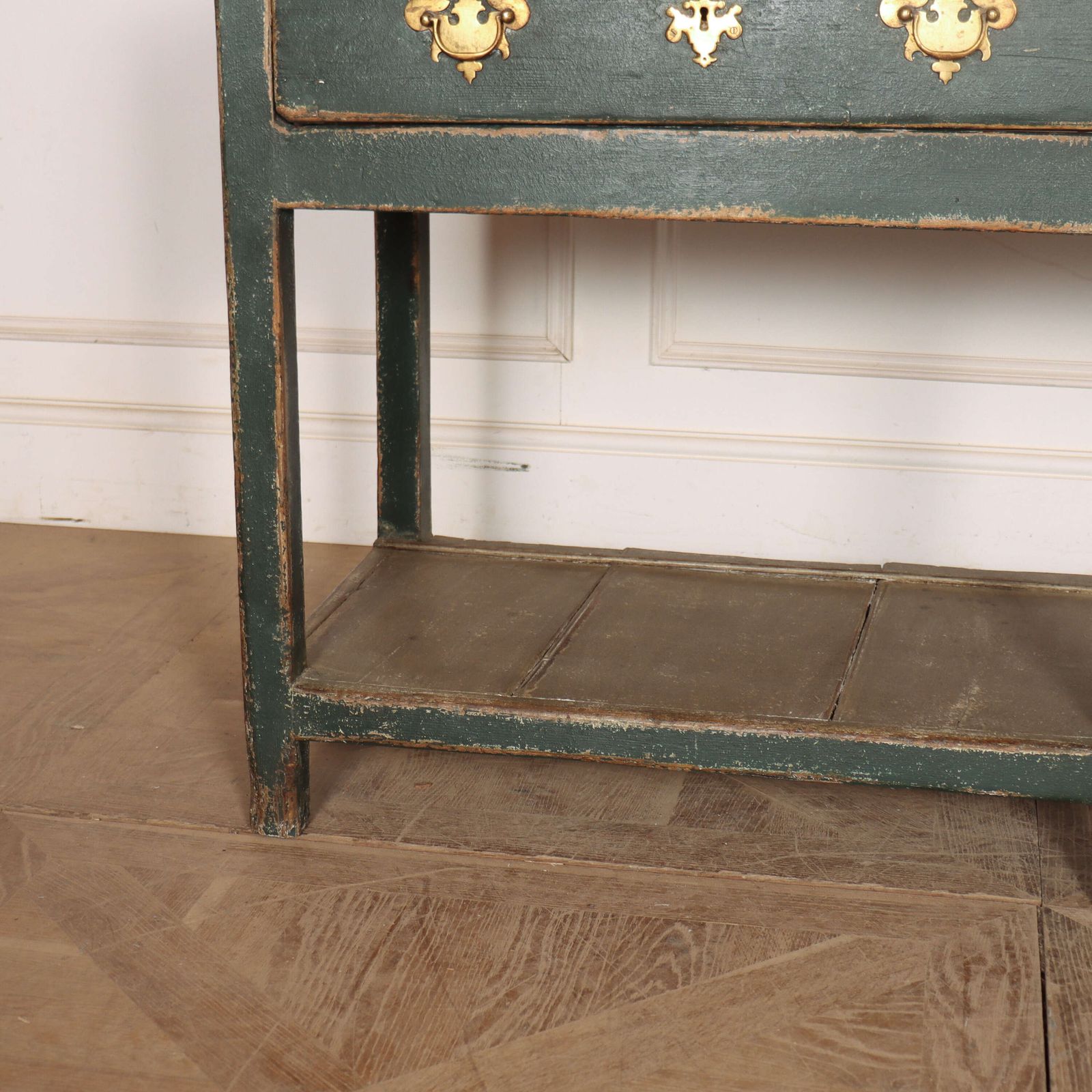 English Painted Pot Board Dresser photo for sale