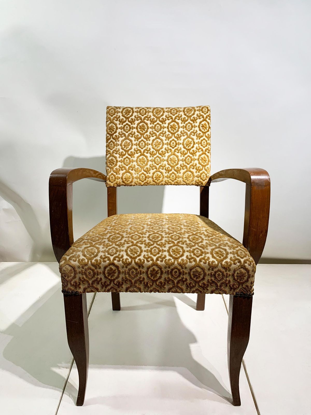 photo vintage Pair Of Art Deco Bridge/ Armchairs, France, Circa 1930's