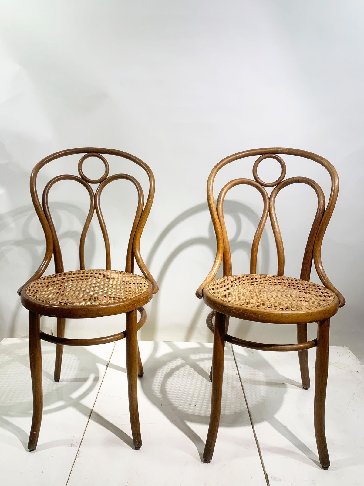 photo vinterior Set Of 6 Chairs In Bentwood By Josef Hoffmann For Mundus Vienna Austria, 1900s
