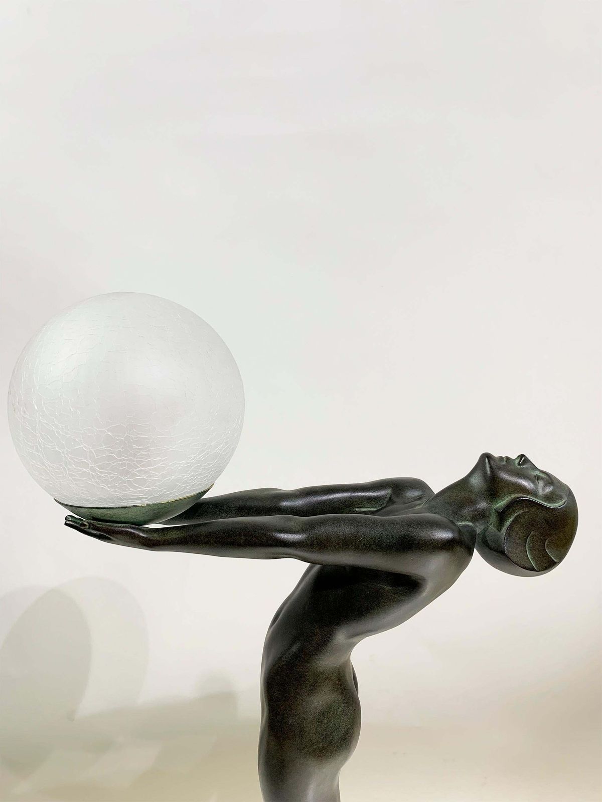 "Lumina" Table Lamp/Sculpture By Max Le Verrier Signed "Le Verrier" photo vinterior