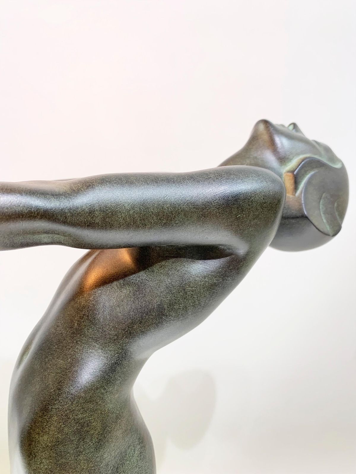 photo vintage "Lumina" Table Lamp/Sculpture By Max Le Verrier Signed "Le Verrier"