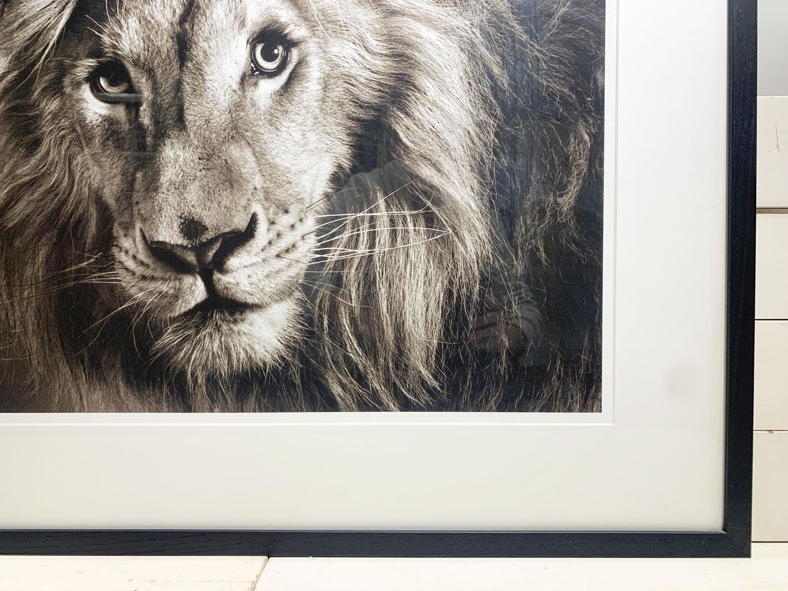 Framed "Massai" Limited Edition Original Print, Signed By Alexander Von Reiswitz photo vinterior